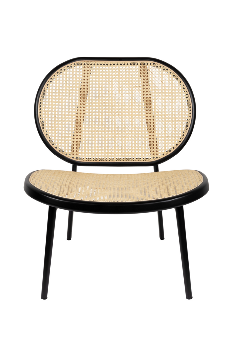 Webbed Rattan Lounge Chair | Zuiver Spike | Woodfurniture.com