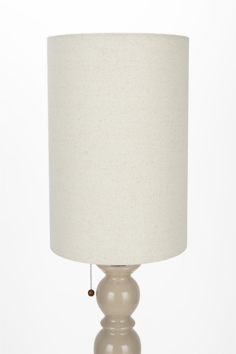 Beige Ceramic Floor Lamp | Zuiver Brew | Woodfurniture.com