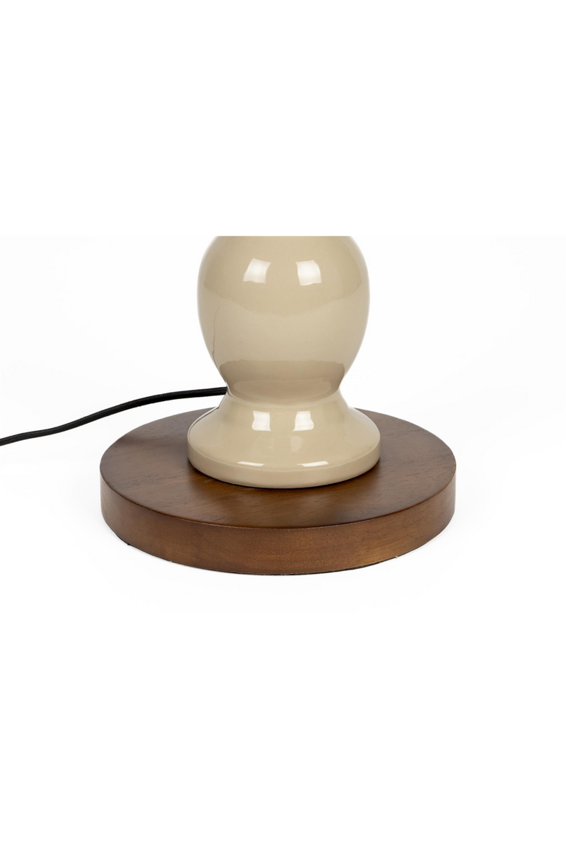 Beige Ceramic Floor Lamp | Zuiver Brew | Woodfurniture.com