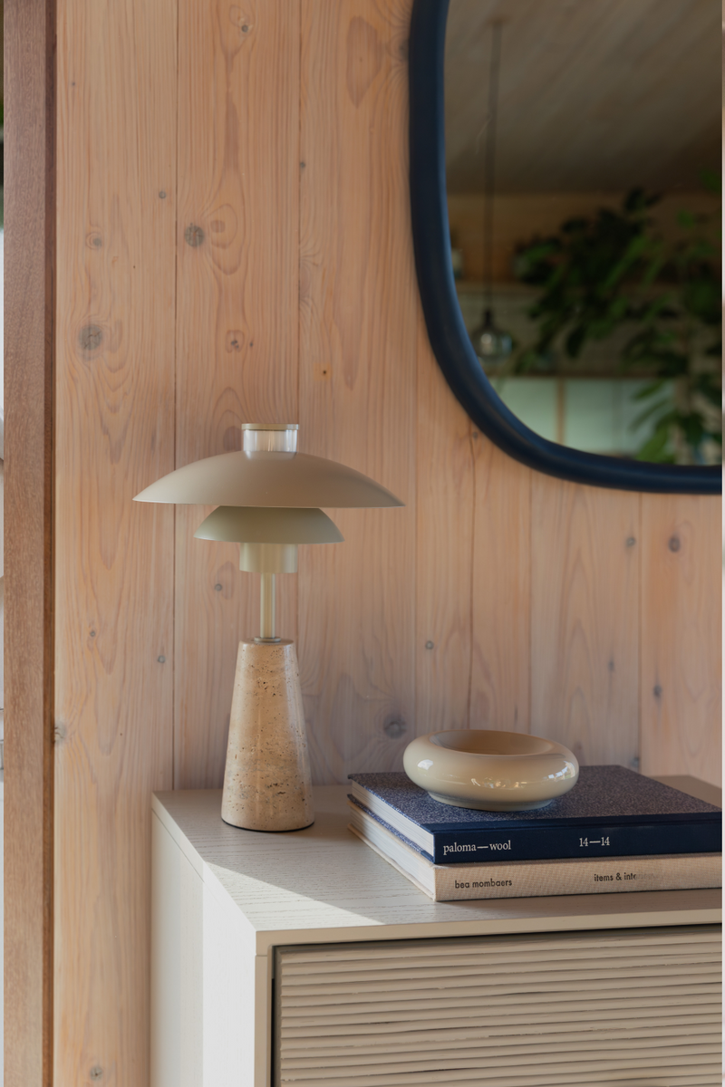 Beige Metal Table Lamp | Zuiver Cole | Woodfurniture.com