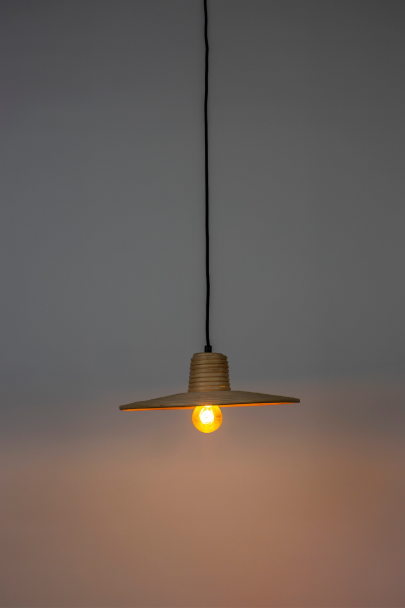 Beige Rattan Pendant Lamp | Zuiver Balance | Woodfurniture.com