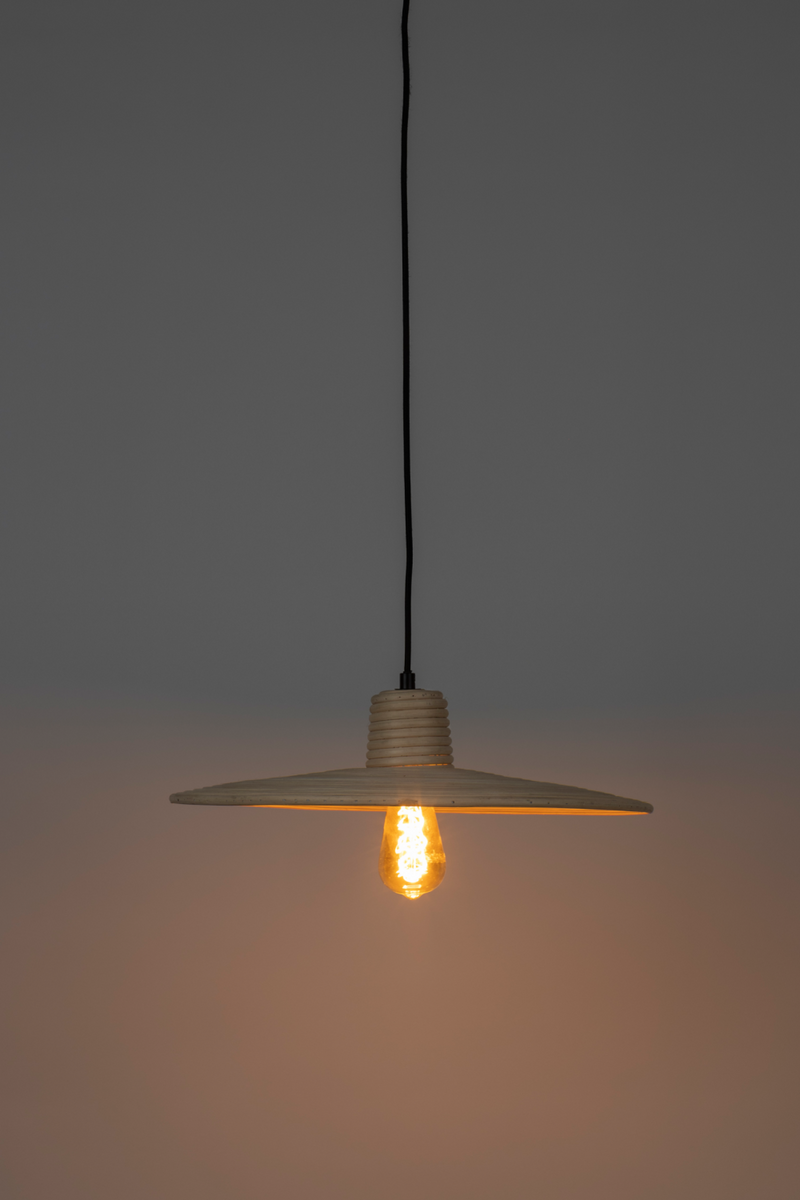 Beige Rattan Pendant Lamp | Zuiver Balance | Woodfurniture.com