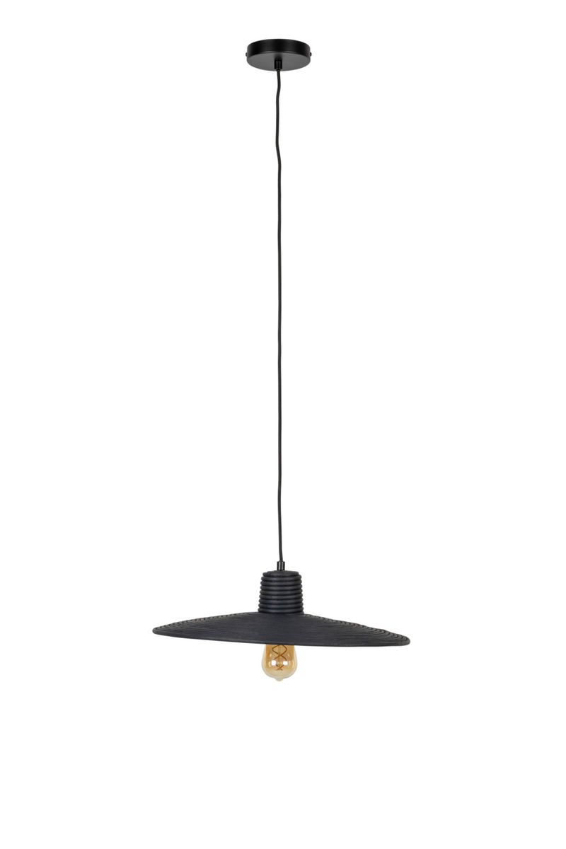 Black Rattan Pendant Lamp | Zuiver Balance | Woodfurniture.com