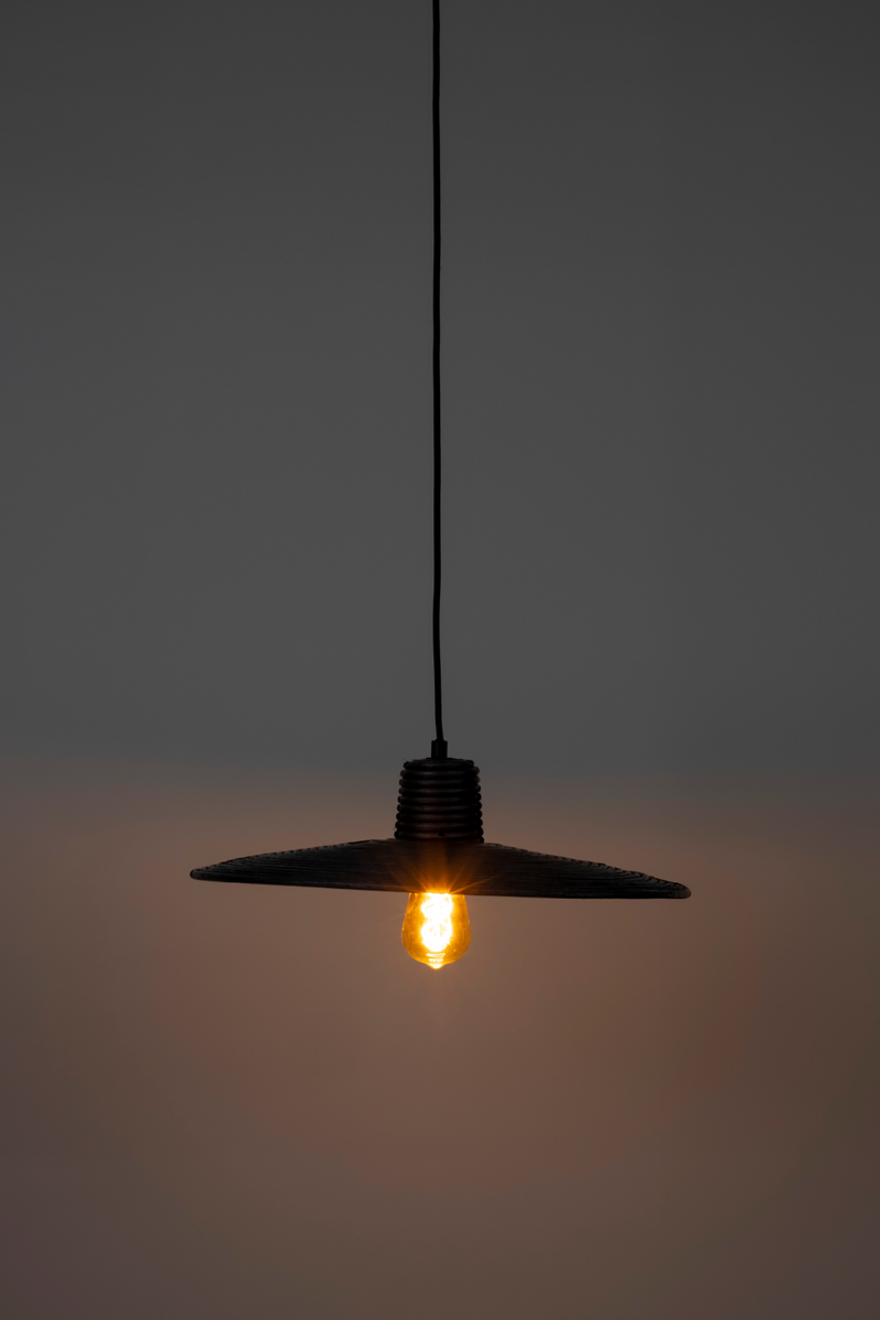 Black Rattan Pendant Lamp | Zuiver Balance | Woodfurniture.com