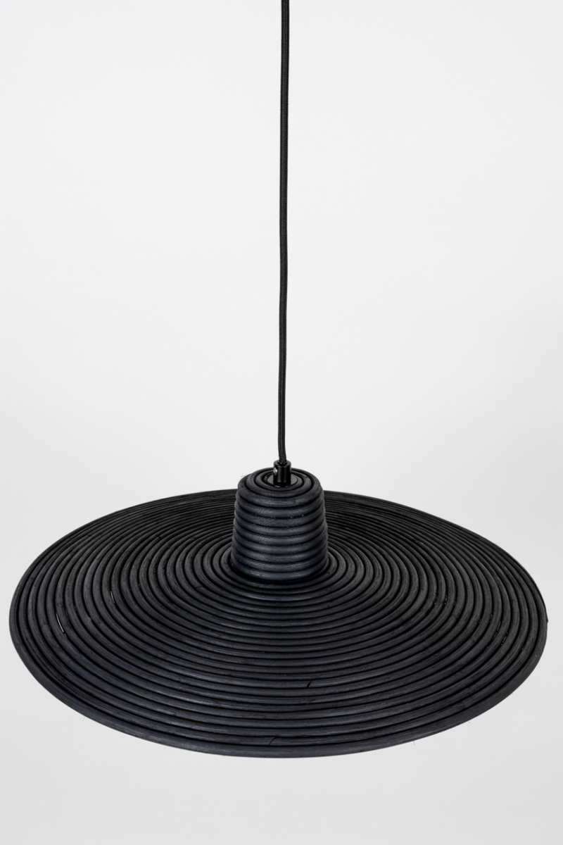 Black Rattan Pendant Lamp | Zuiver Balance | Woodfurniture.com