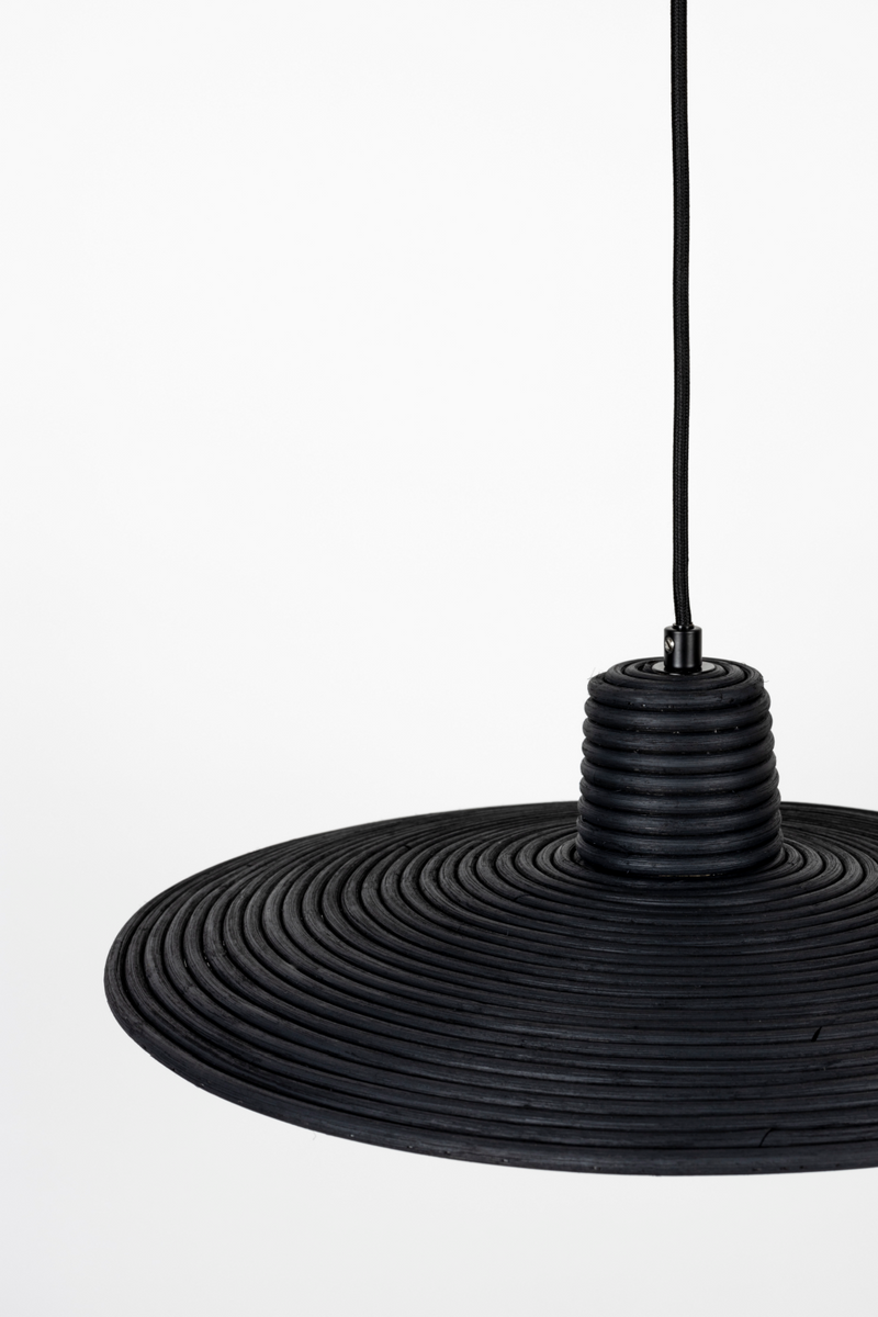 Black Rattan Pendant Lamp | Zuiver Balance | Woodfurniture.com