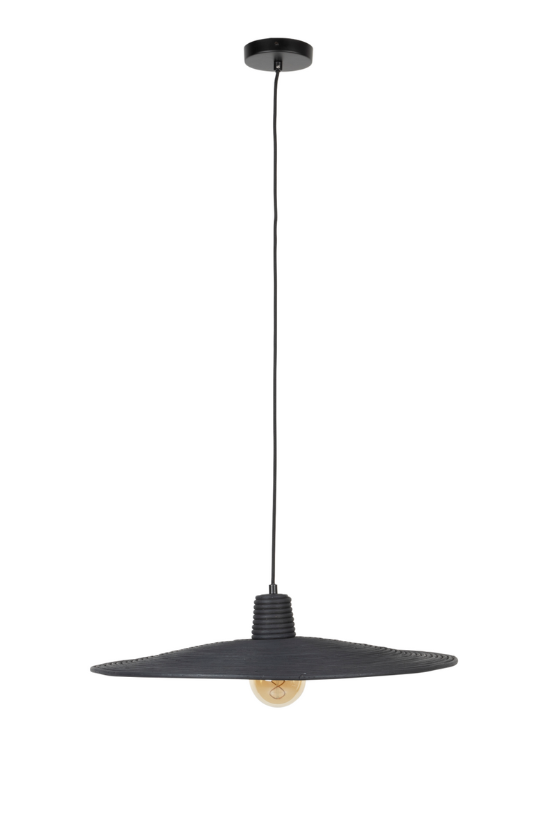 Black Rattan Pendant Lamp | Zuiver Balance | Woodfurniture.com