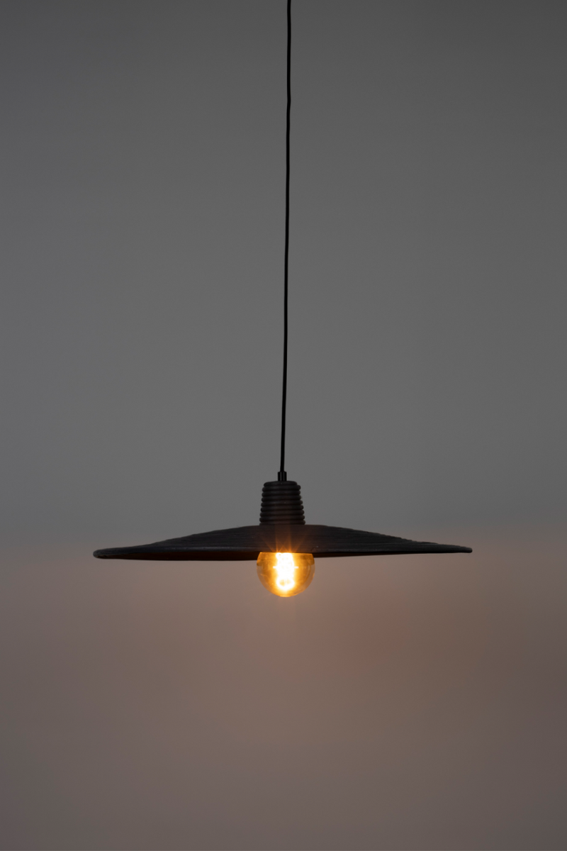 Black Rattan Pendant Lamp | Zuiver Balance | Woodfurniture.com