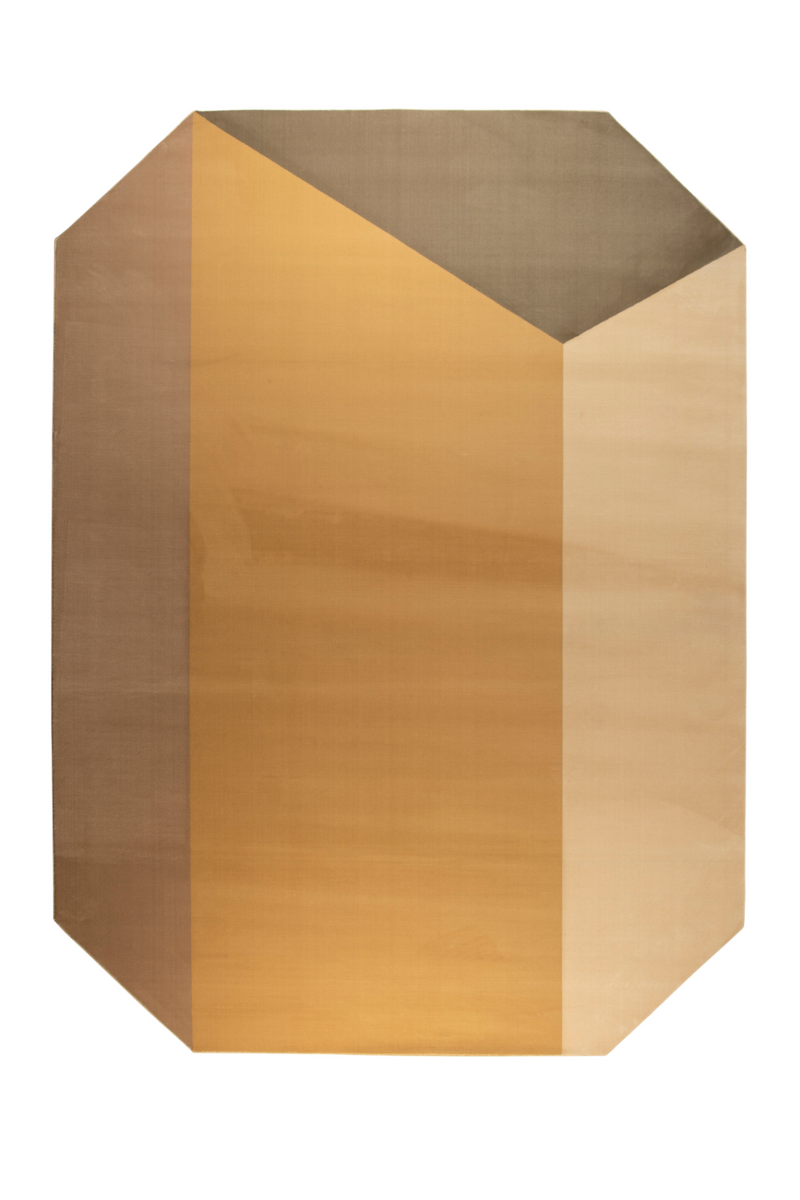 Brown Geometrical Modern Carpet | Zuiver Harmony | Woodfurniture.com