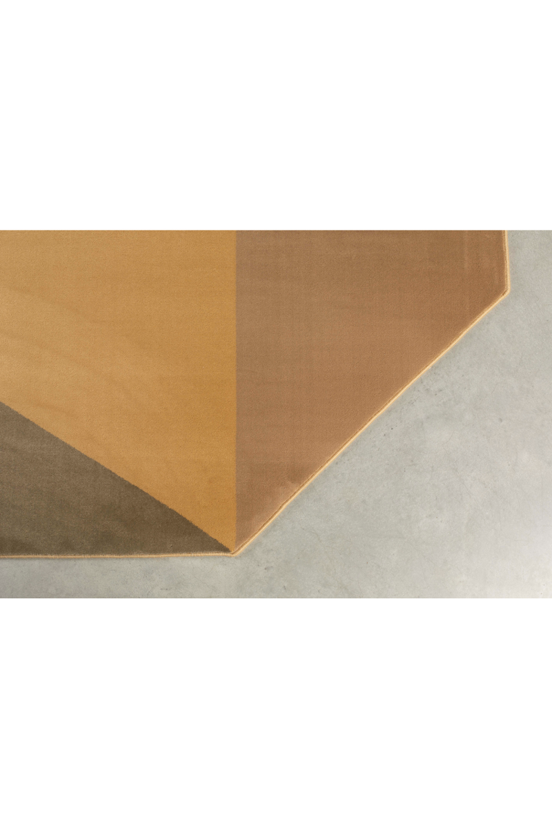 Brown Geometrical Modern Carpet | Zuiver Harmony | Woodfurniture.com