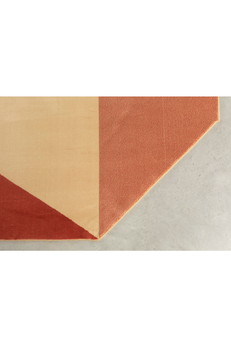 Pink Geometrical Modern Carpet | Zuiver Harmony | Woodfurniture.com