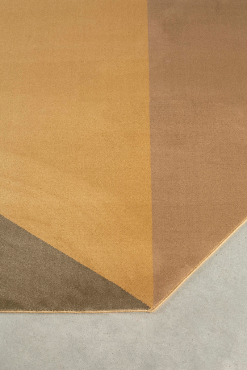 Brown Geometrical Modern Carpet | Zuiver Harmony | Woodfurniture.com