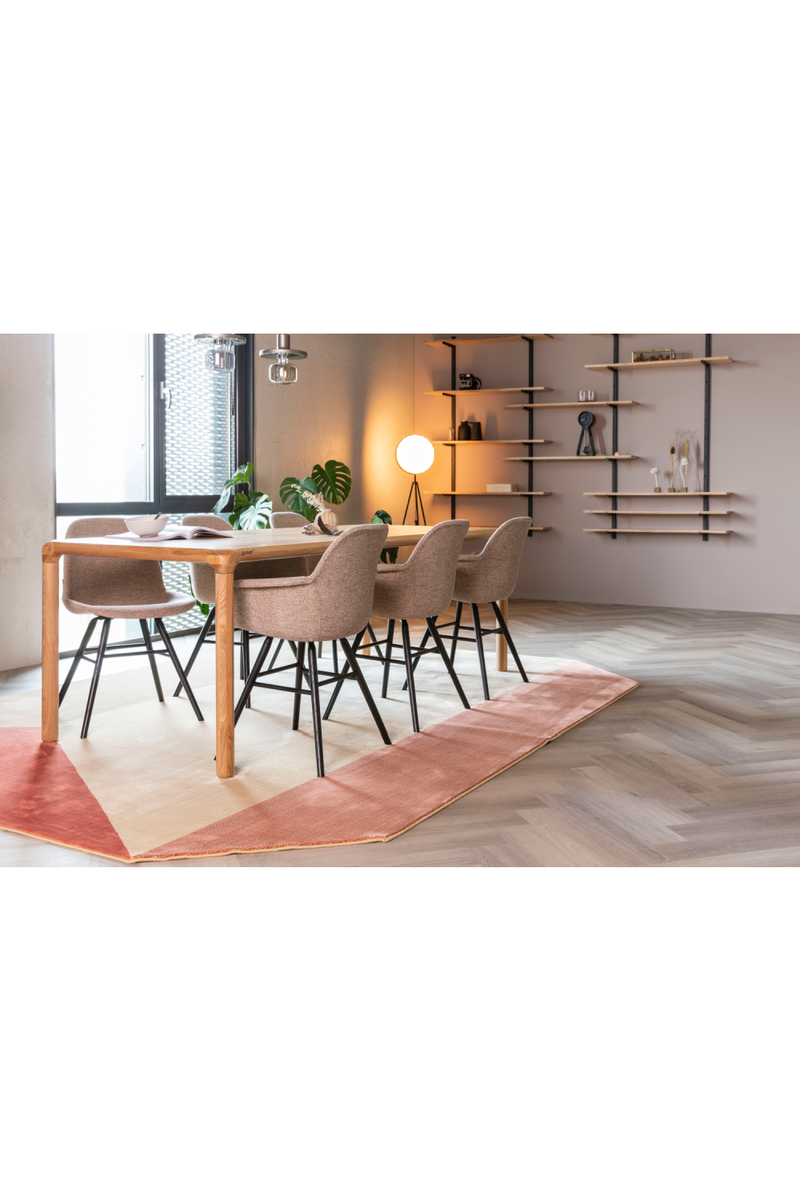 Pink Geometrical Modern Carpet | Zuiver Harmony | Woodfurniture.com