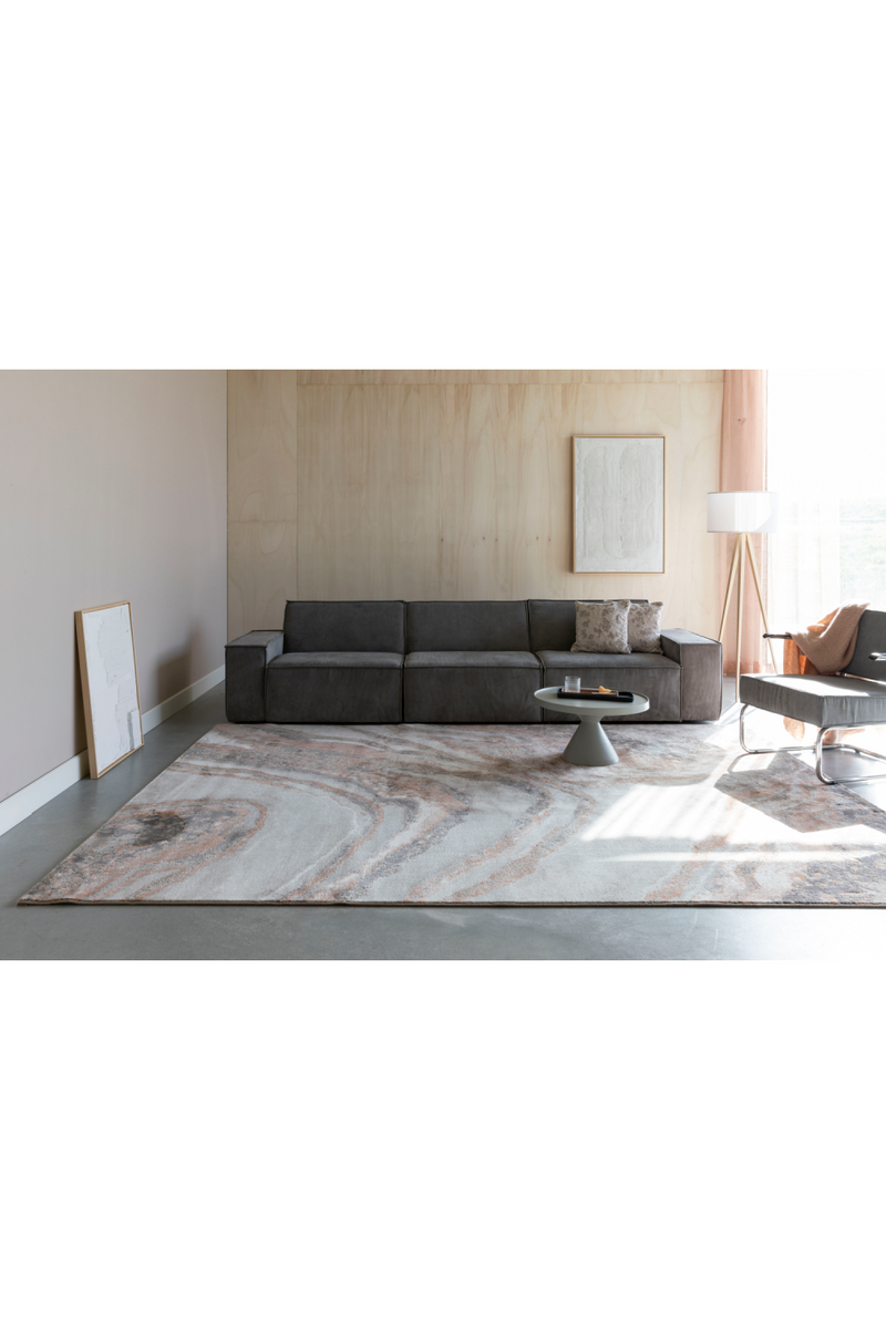 Gray Contemporary Carpet | Zuiver Solar | Woodfurniture.com