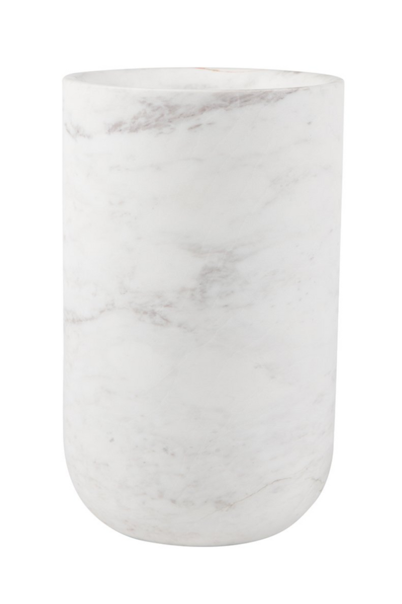 White Marble Vase | Zuiver Fajen | Woodfurniture.com