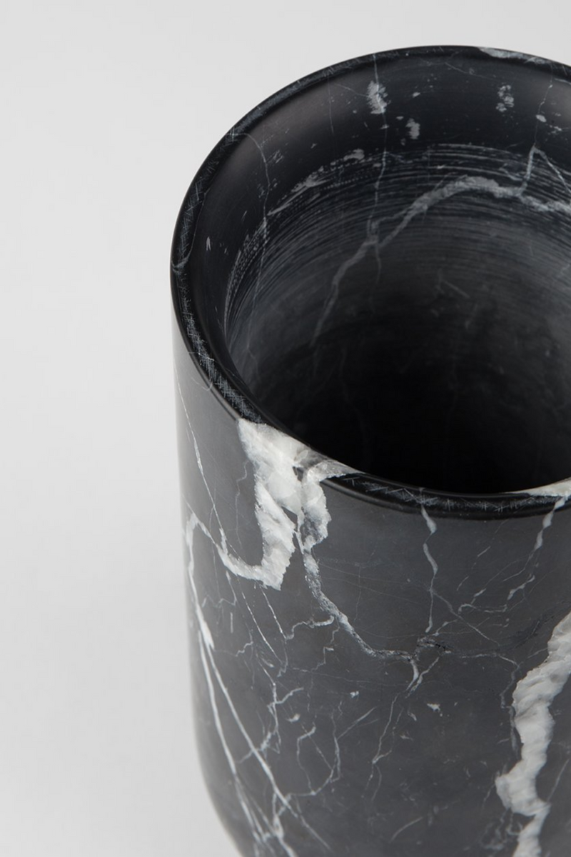 Black Marble Vase | Zuiver Fajen | Woodfurniture.com