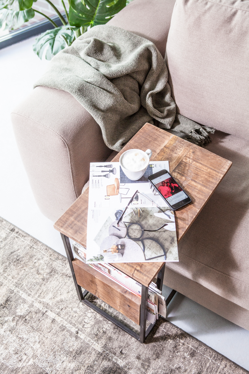 Square Wooden Tray Table | By Boo Pank | Woodfurniture.com