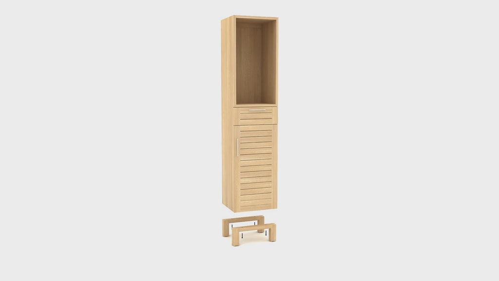 Japandi Bathroom Cabinet | Tikamoon Soho | Woodfurniture.com