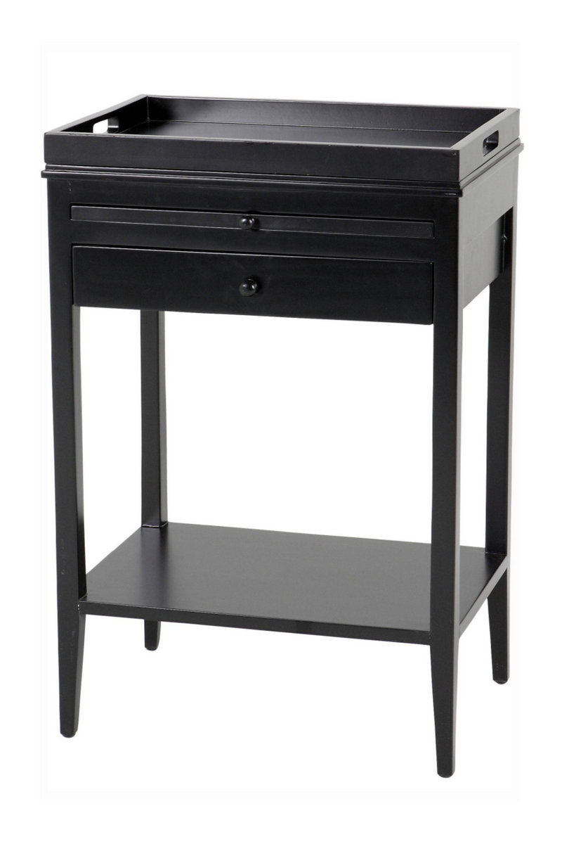 Black Side Table | Eichholtz Broomer | Woodfurniture.com