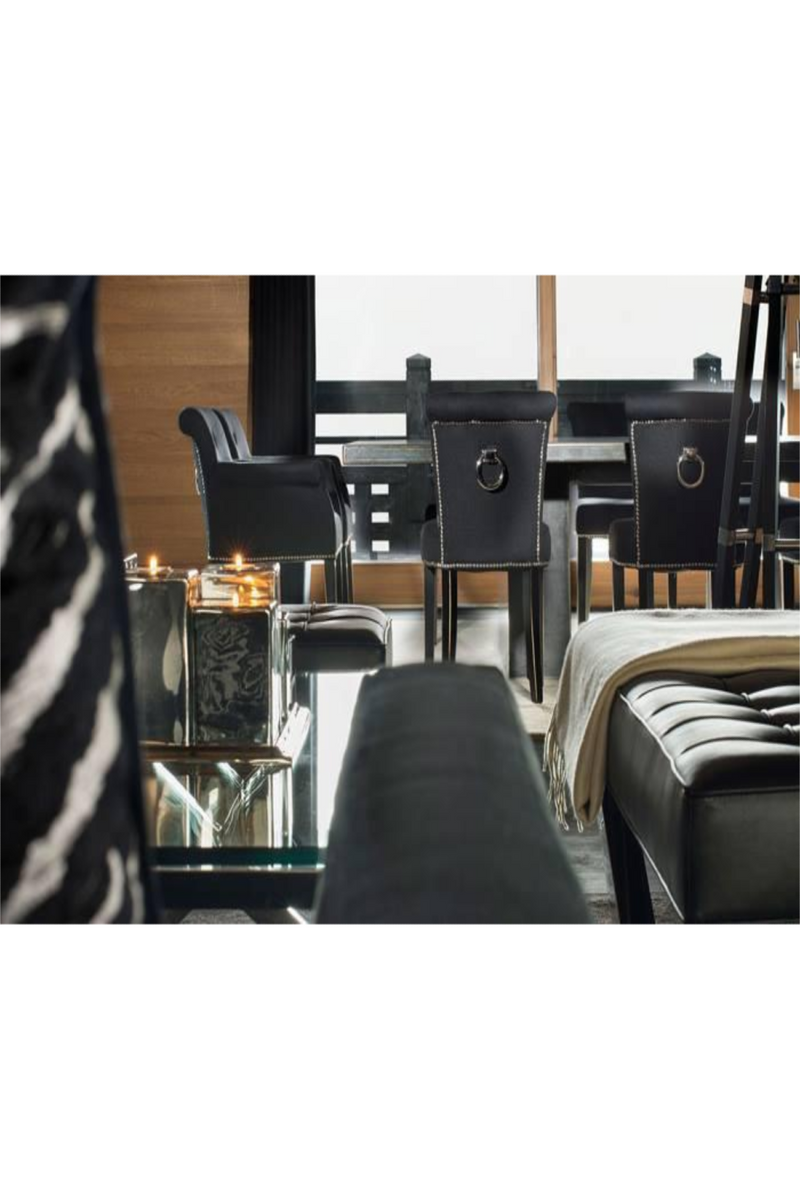 Black Cashmere Dining Chair | Eichholtz Key Largo | Woodfurniture.com