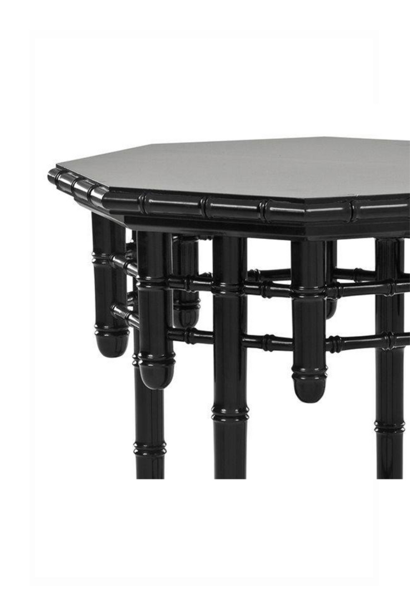 Black Side Table | Eichholtz Octagonal | Woodfurniture.com