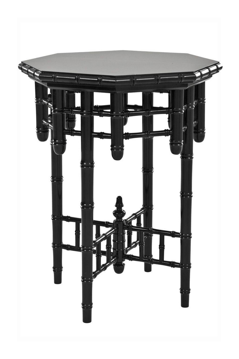 Black Side Table | Eichholtz Octagonal | Woodfurniture.com