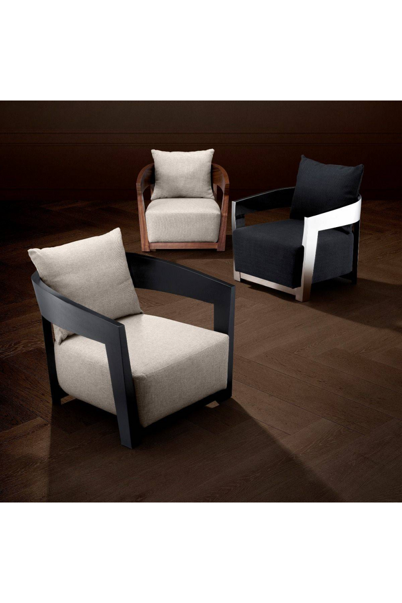 Wooden Framed Retro Accent Chair | Eichholtz Rubautelli |  Woodfurniture.com