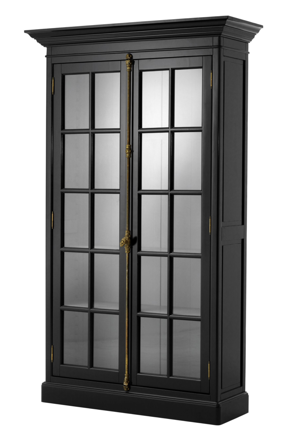 Black 2-door Glass Cabinet | Eichholtz Cote Sud | Woodfurniture.com