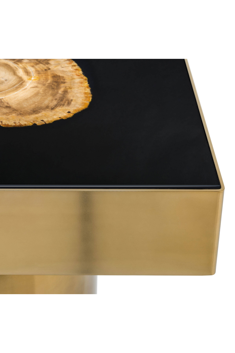 Petrified Wood Side Table | Eichholtz Villiers | Woodfurniture.com 