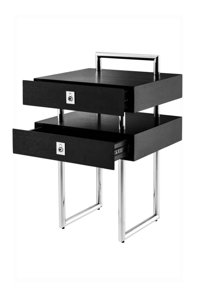 Black Wood Side Table | Eichholtz Bedini | Woodfurniture.com