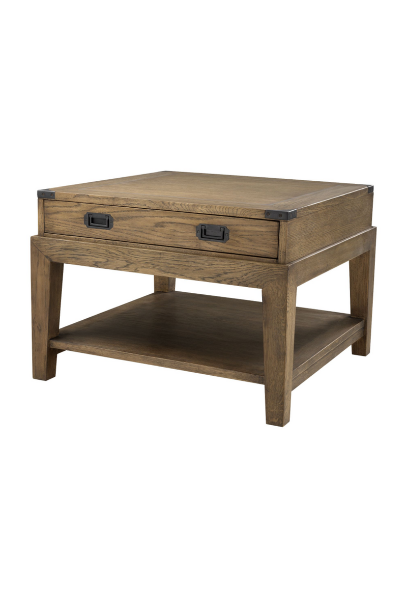 Wooden Side Table | Eichholtz Military | Woodfurniture.com