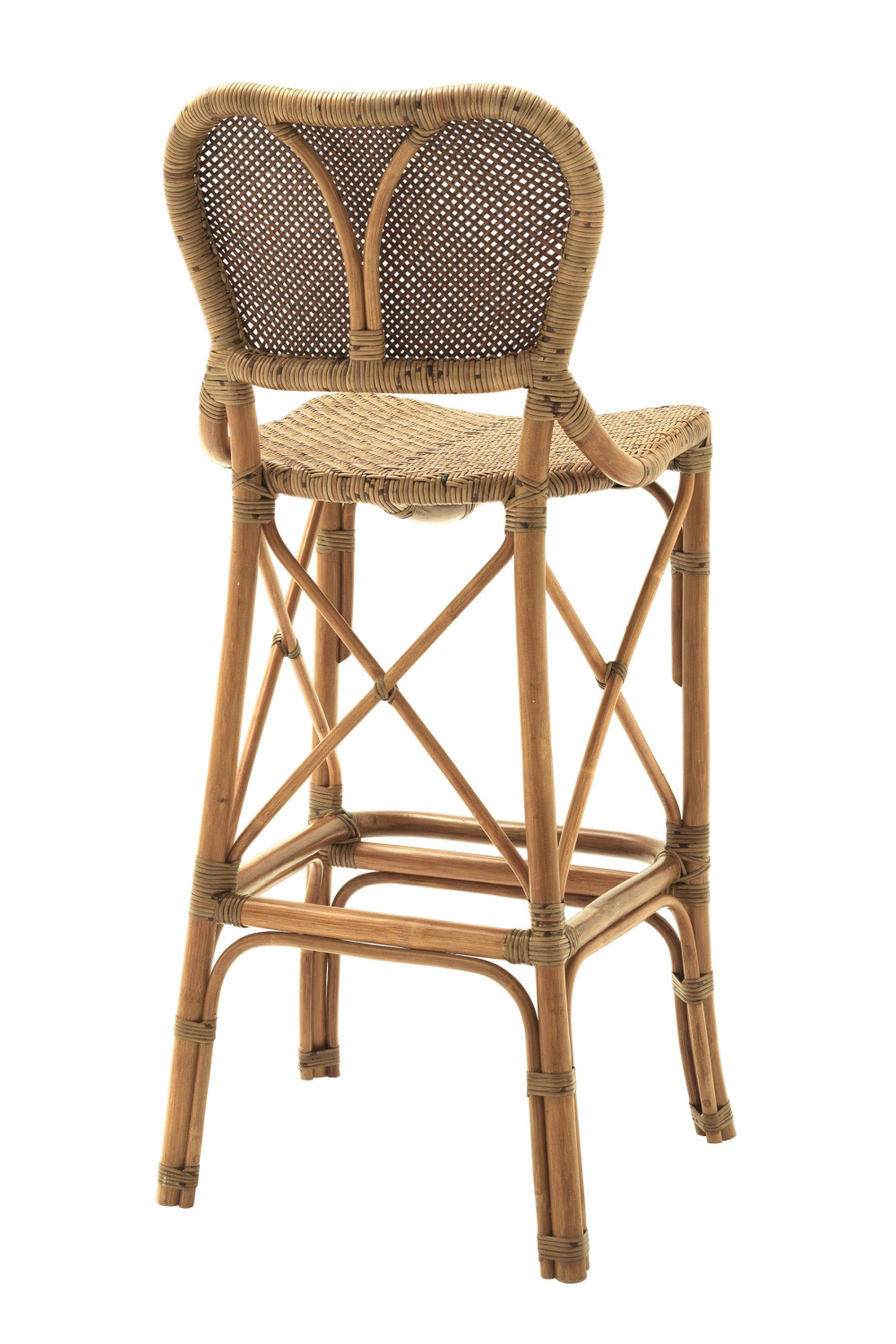 Honey Rattan Bar Stool | Eichholtz Colony | Woodfurniture.com