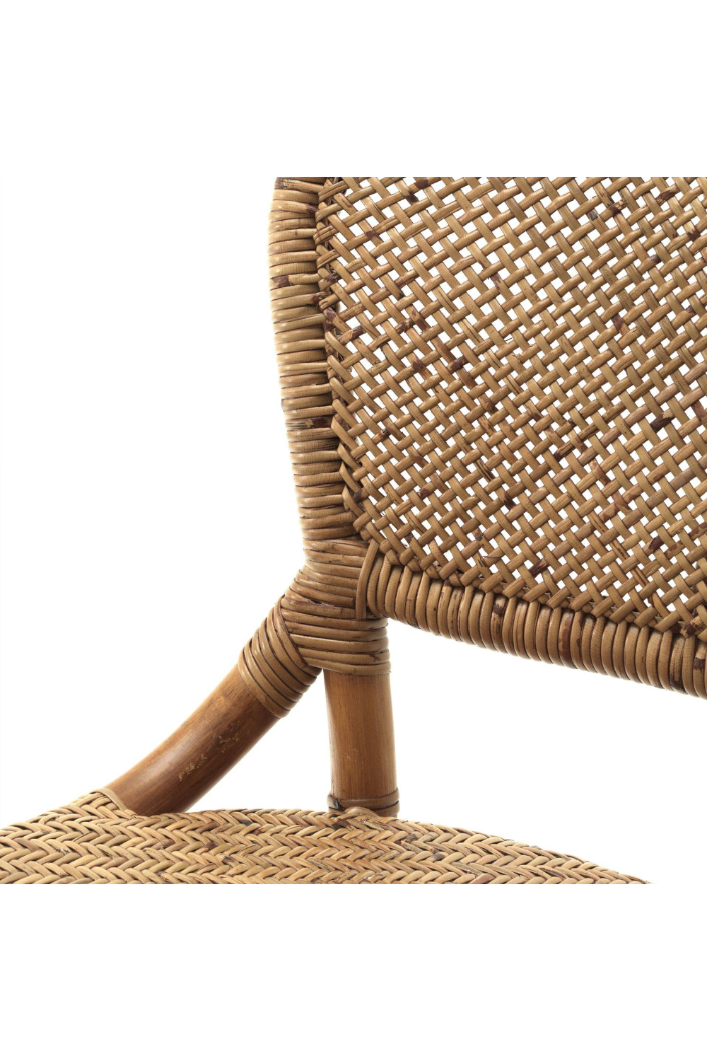 Honey Rattan Bar Stool | Eichholtz Colony | Woodfurniture.com