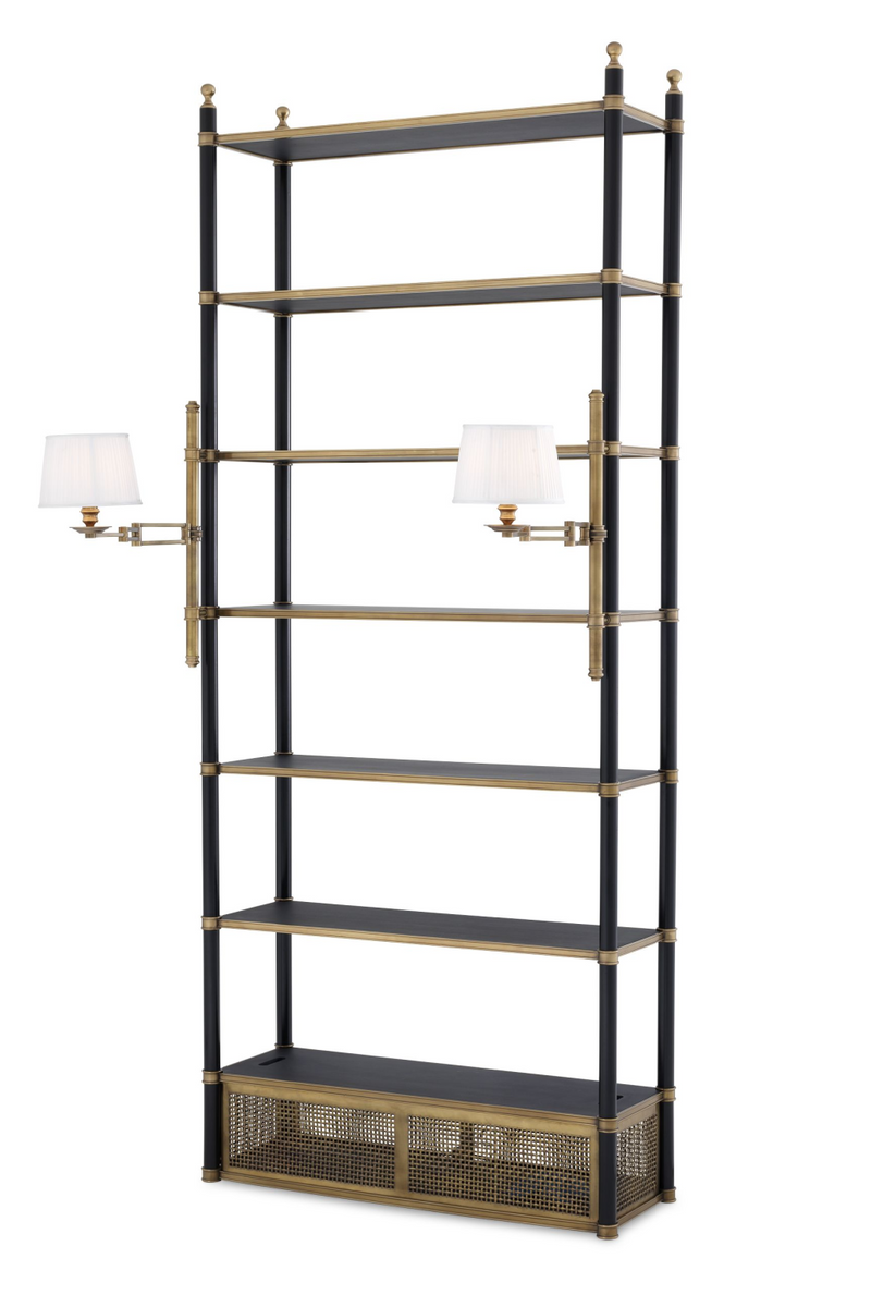 Brass Display Cabinet With Lights | Eichholtz Sterling | Woodfurniture.com