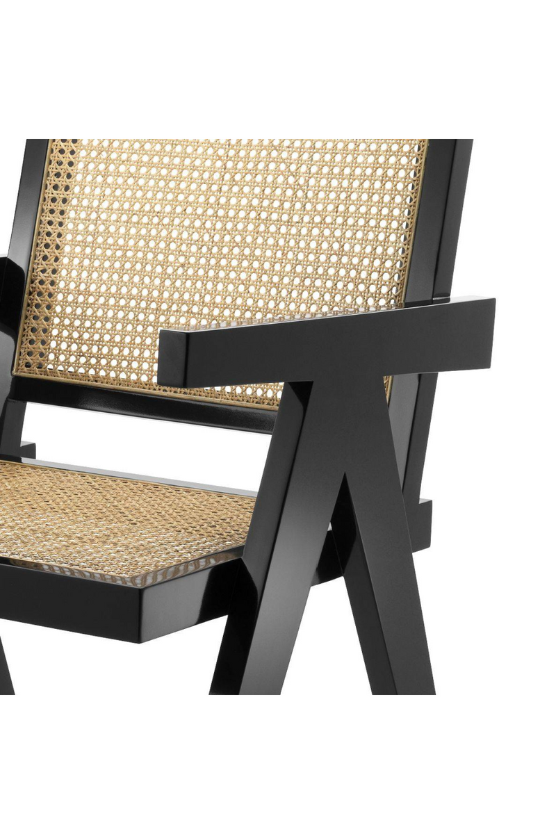 Black Cane Dining Chair | Eichholtz Adagio | Woodfurniture.com