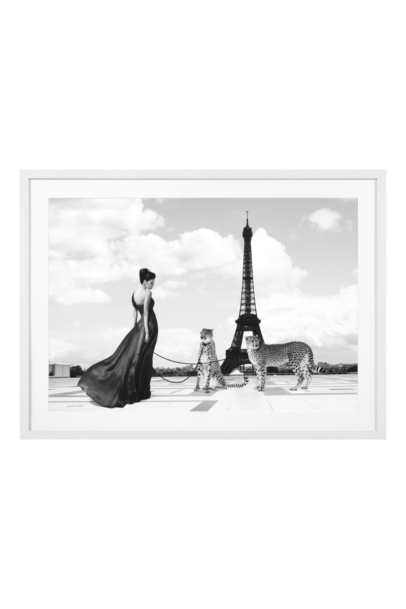 Black & White Eiffel Tower Print | Eichholtz Trocadero View | Woodfurniture.com