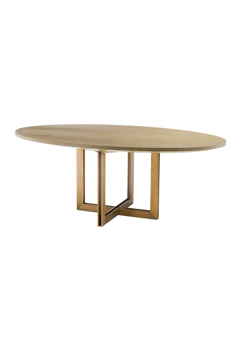 Oval Oak Dining Table | Eichholtz Melchior | woodfurniture.com.