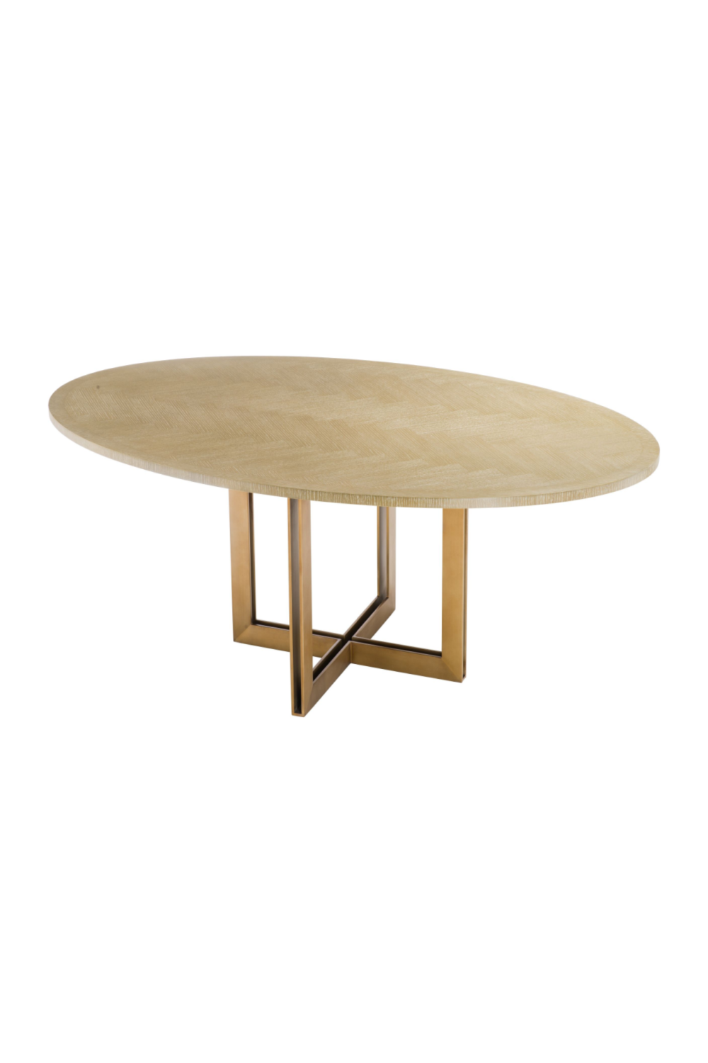 Oval Oak Dining Table | Eichholtz Melchior | woodfurniture.com.