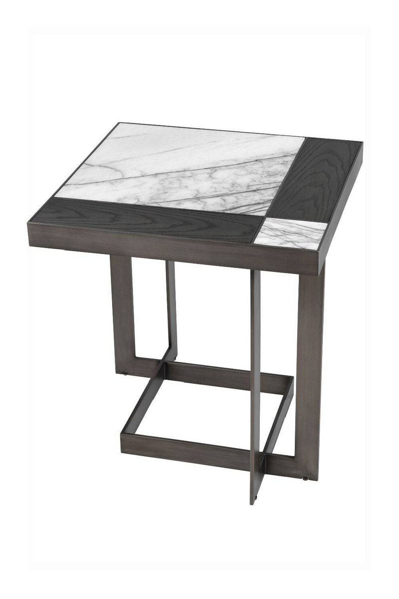 White Mocha Side Table | Eichholtz Hermoza |  Woodfurniture.com