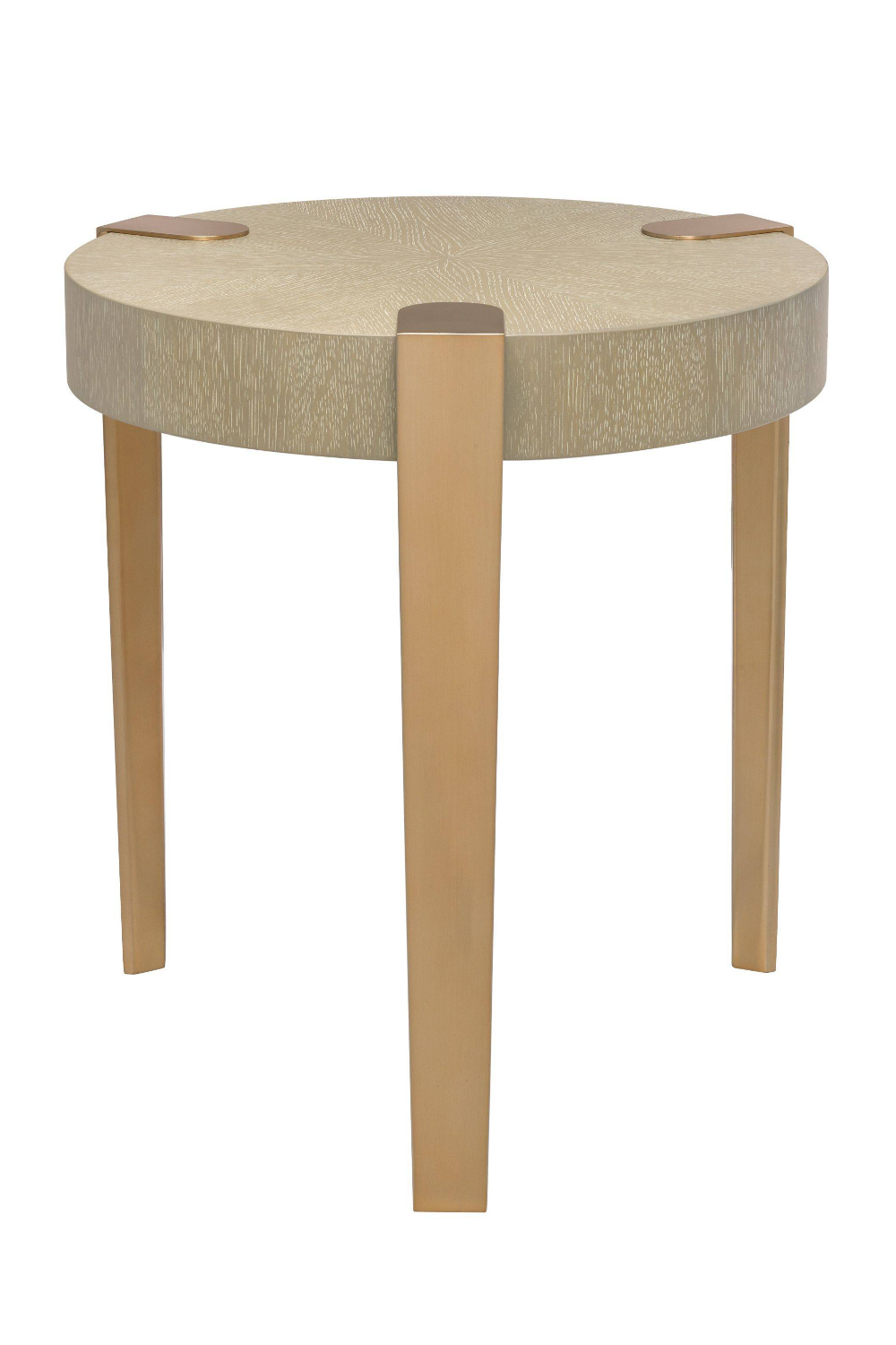 Round Oak Side Table | Eichholtz Oxnard | Woodfurniture.com