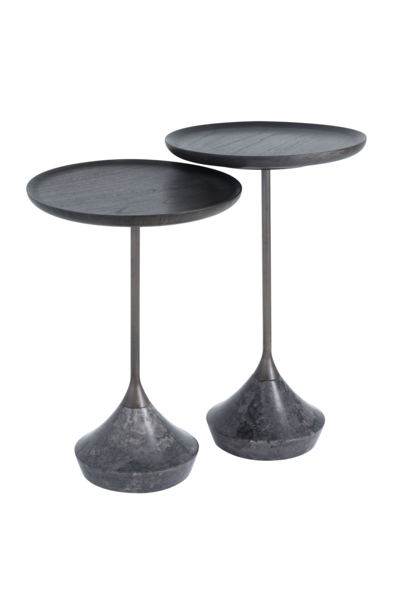 Gray Marble Side Table | Eichholtz Puglia | Woodfurniture.com
