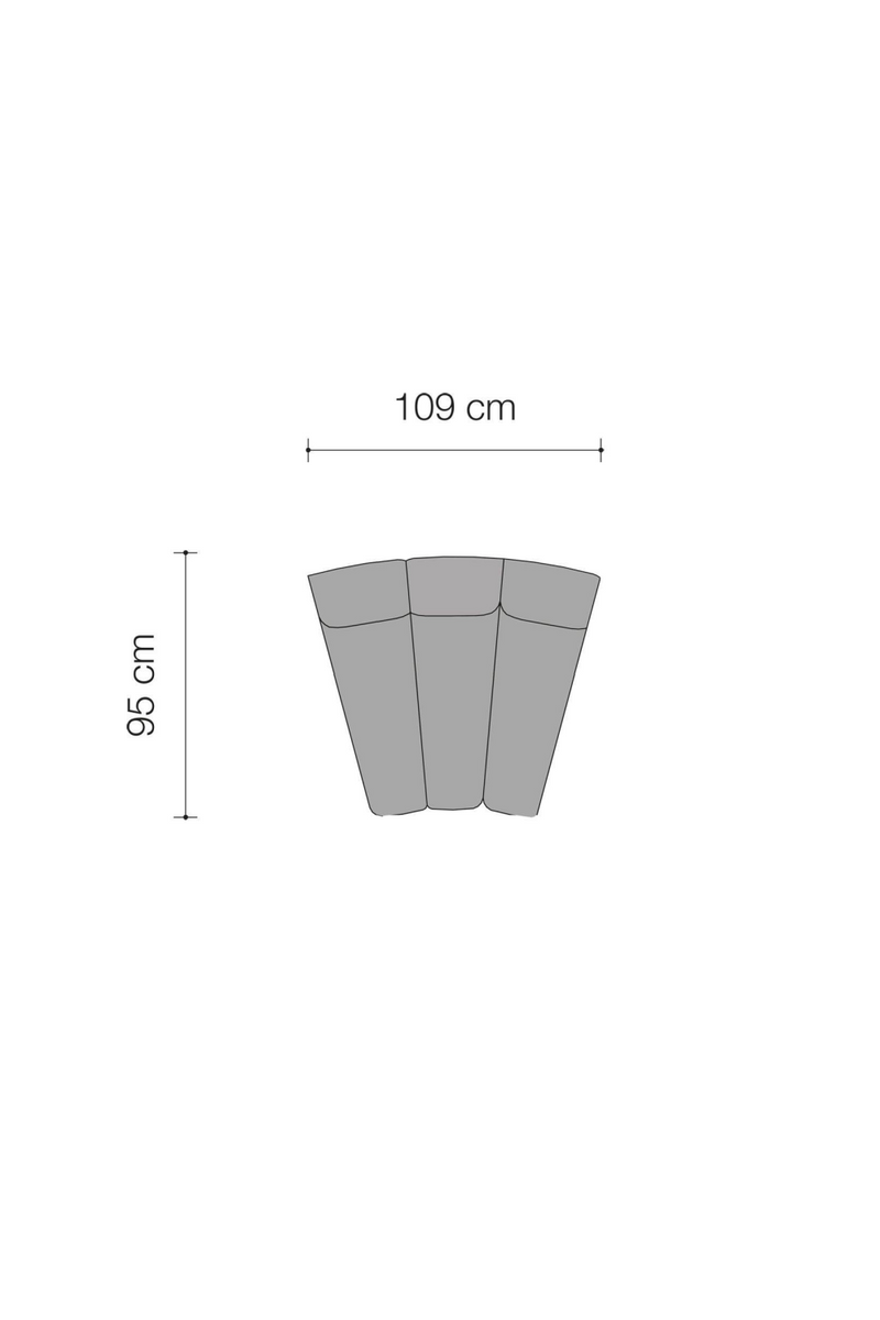 Curved Modular Sofa | Eichholtz Lando | Woodfurniture.com
