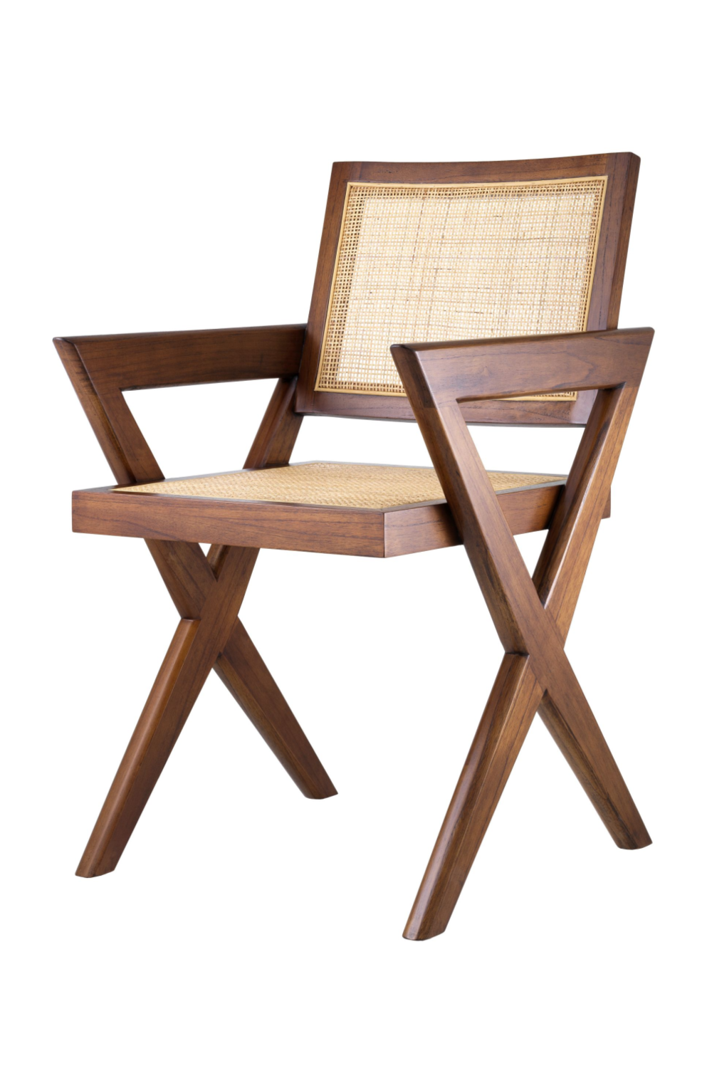 Brown Rattan Dining Armchair | Eichholtz Augustin | Woodfurniture.com