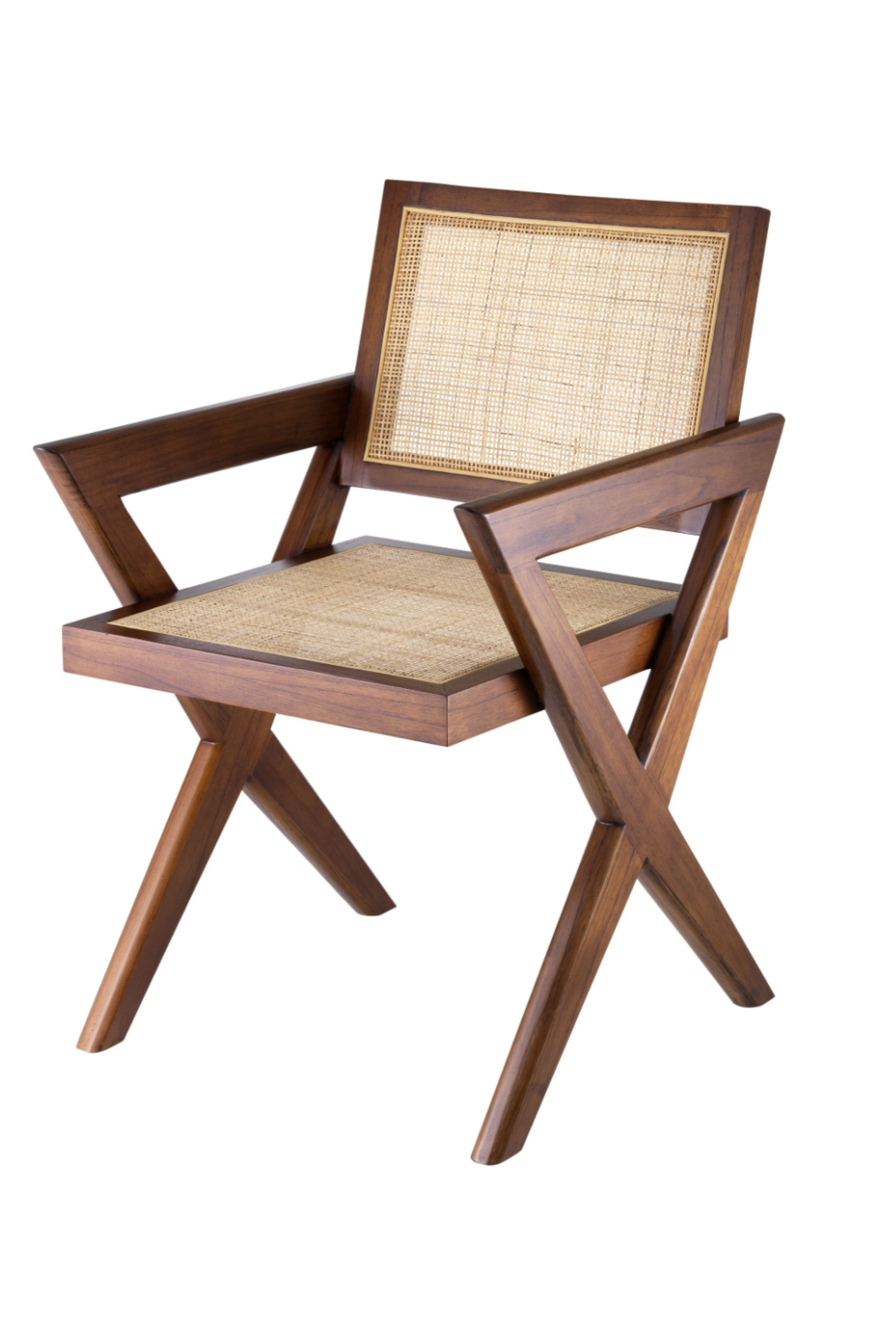 Brown Rattan Dining Armchair | Eichholtz Augustin | Woodfurniture.com