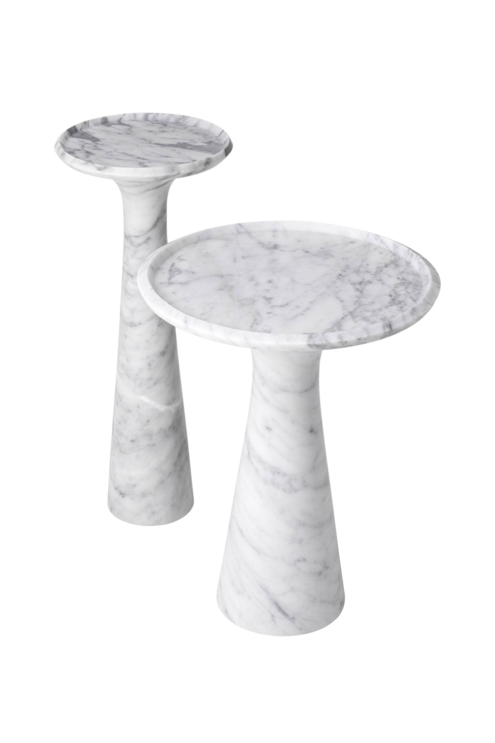 White Marble Side Table | Eichholtz Pompano | Woodfurniture.com