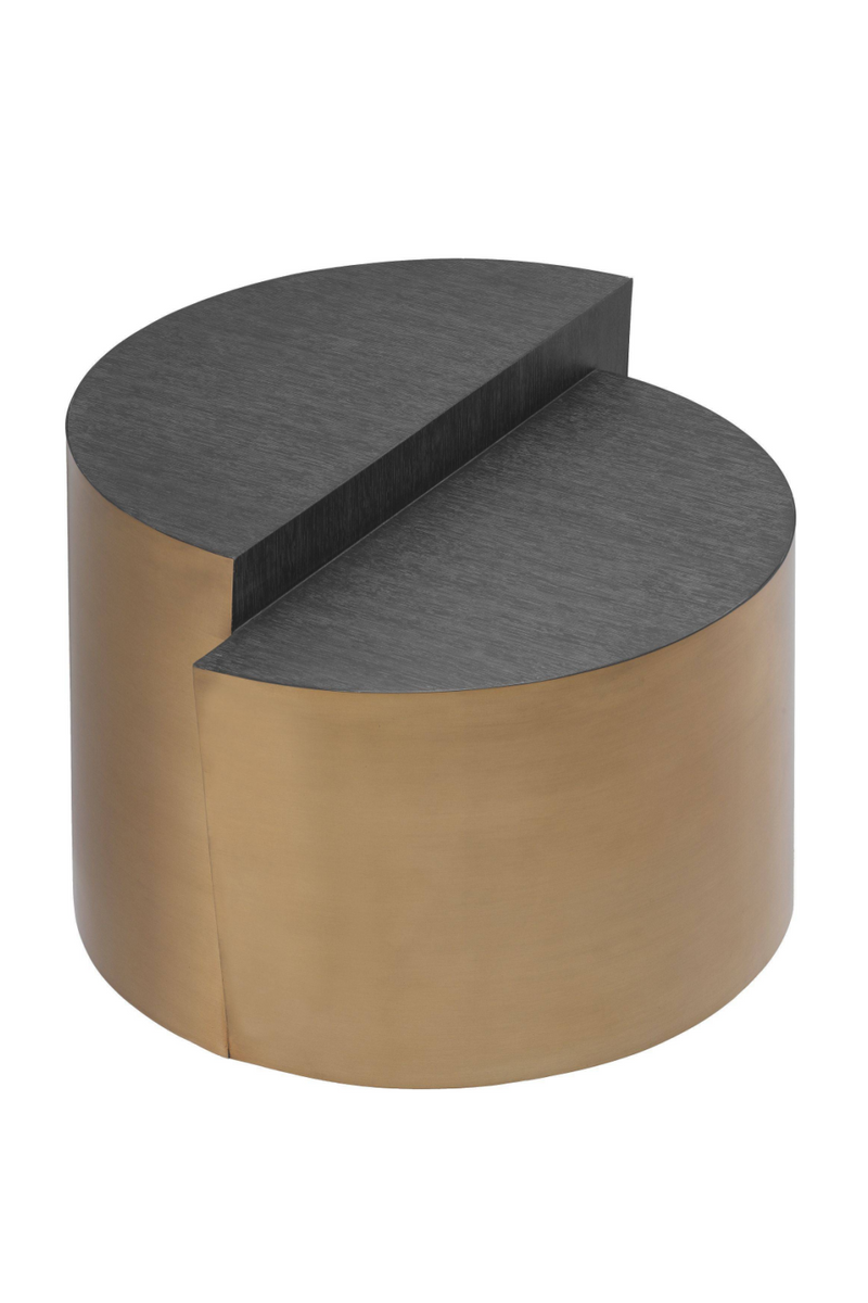 Brass Round Side Table | Eichholtz Riviera | Woodfurniture.com