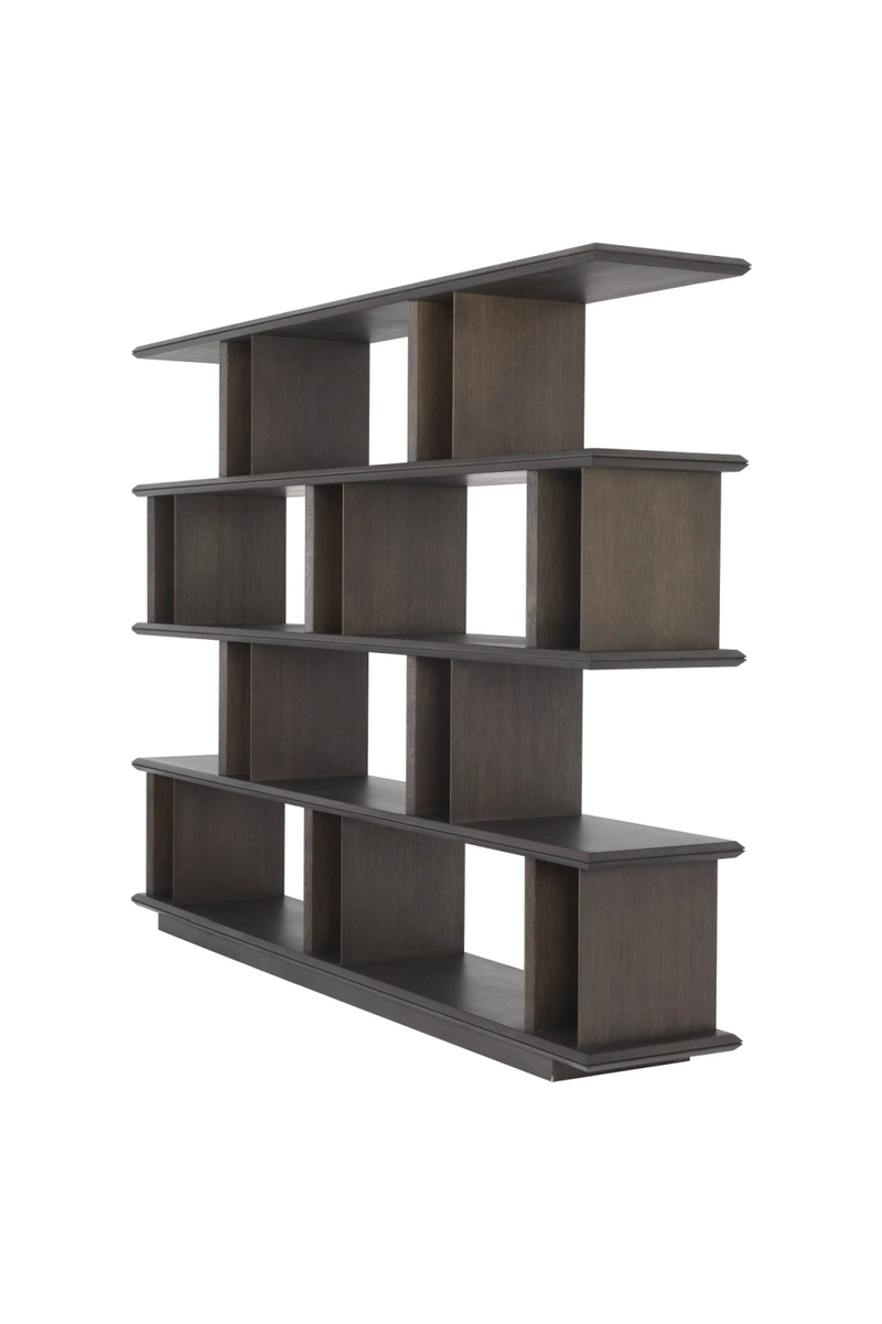 Geometric Mocha Oak Veneer Cabinet | Eichholtz Colombier |  Woodfurniture.com