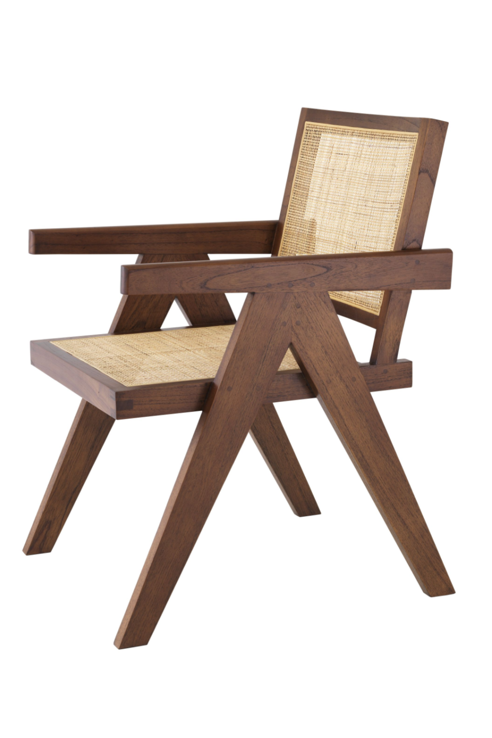 Rattan Cane Dining Armchair | Eichholtz Aristide | Woodfurniture.com