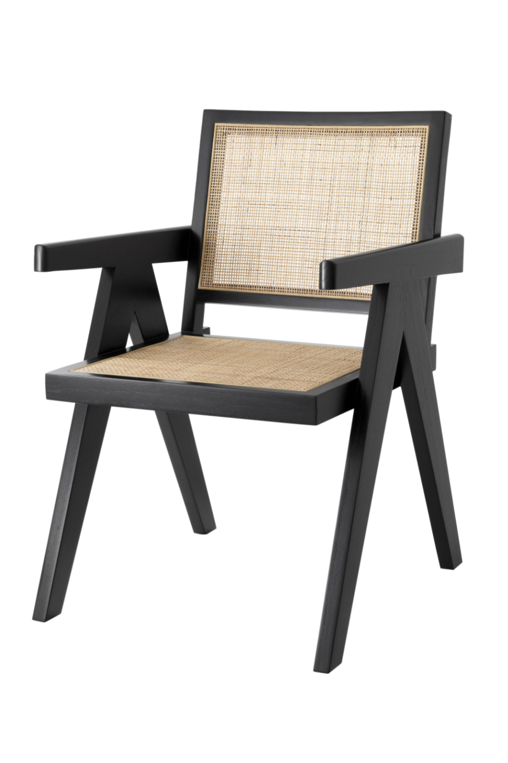 Rattan Cane Dining Armchair | Eichholtz Aristide | Woodfurniture.com