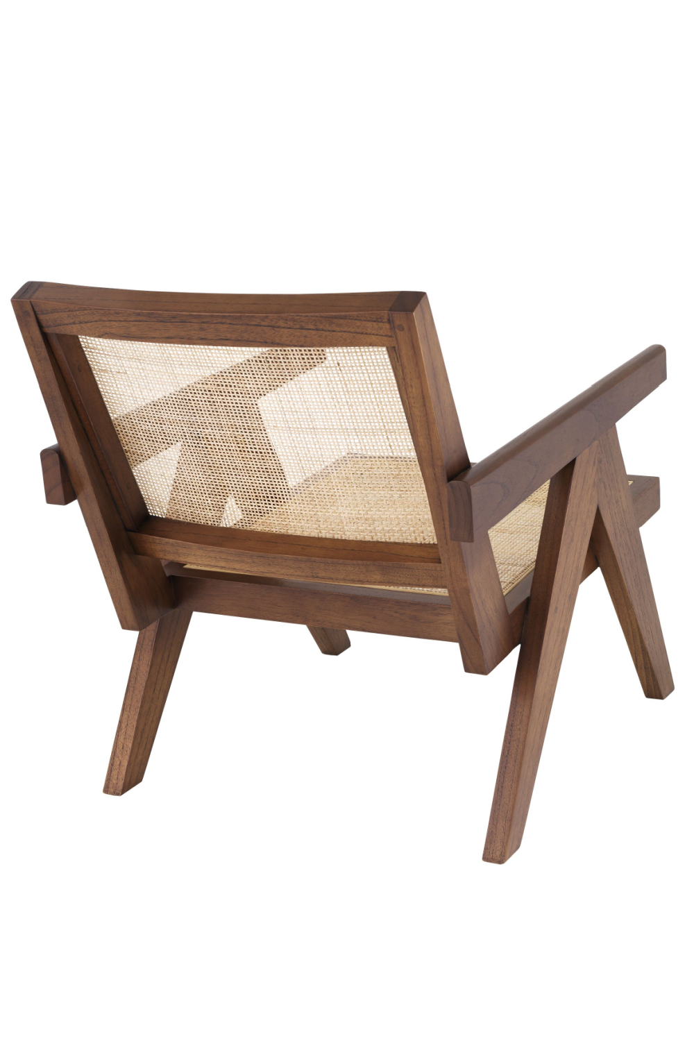 Brown Rattan Lounge Armchair | Eichholtz Aristide | Woodfurniture.com